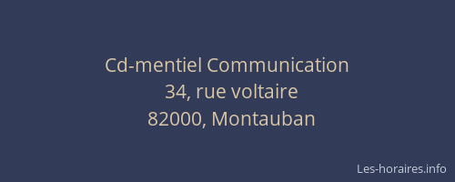 Cd-mentiel Communication