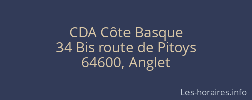 CDA Côte Basque