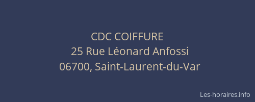 CDC COIFFURE