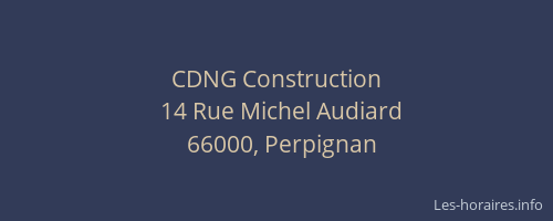 CDNG Construction