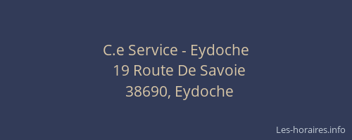 C.e Service - Eydoche