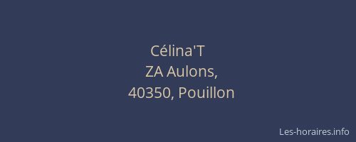 C&eacute;lina'T