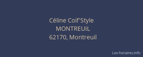 Céline Coif'Style