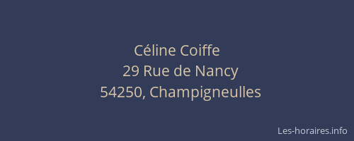 Céline Coiffe