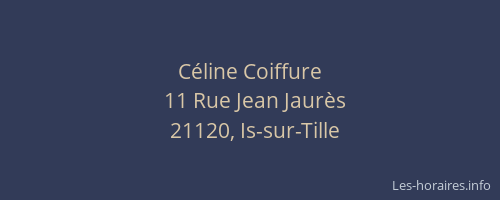 C&eacute;line Coiffure