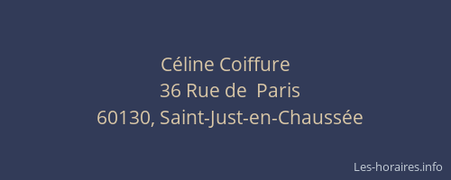 C&eacute;line Coiffure