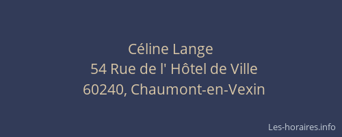 Céline Lange