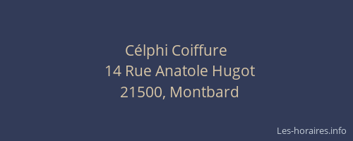 C&eacute;lphi Coiffure
