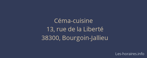 C&eacute;ma-cuisine