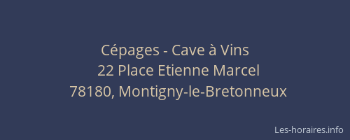 Cépages - Cave à Vins