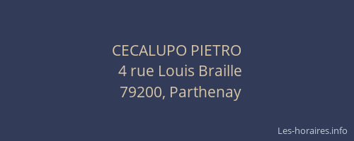 CECALUPO PIETRO