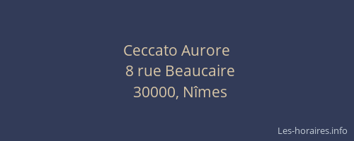 Ceccato Aurore