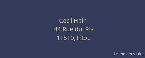 Cecil'Hair