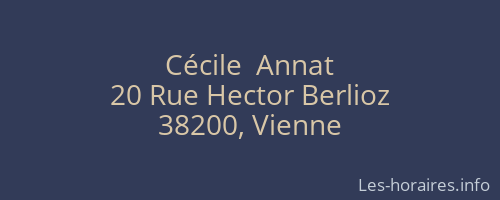 Cécile  Annat