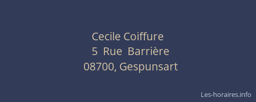 Cecile Coiffure