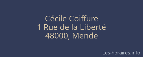 Cécile Coiffure
