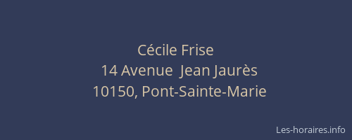 Cécile Frise