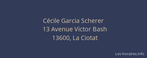 Cécile Garcia Scherer