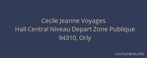 Cecile Jeanne Voyages