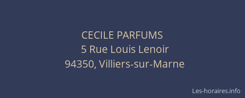 CECILE PARFUMS