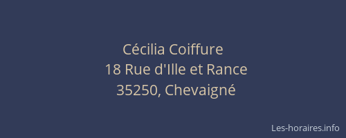 Cécilia Coiffure