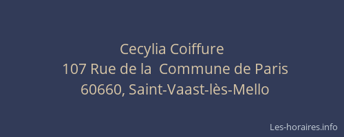 Cecylia Coiffure