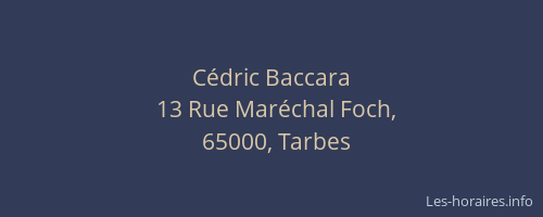 Cédric Baccara