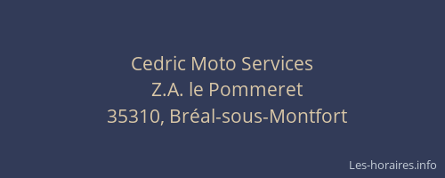 Cedric Moto Services