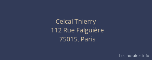 Celcal Thierry
