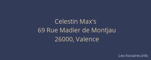 Celestin Max's
