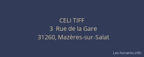 CELI TIFF