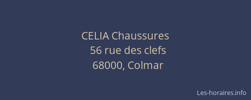 CELIA Chaussures