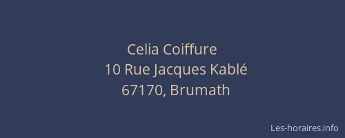 Celia Coiffure