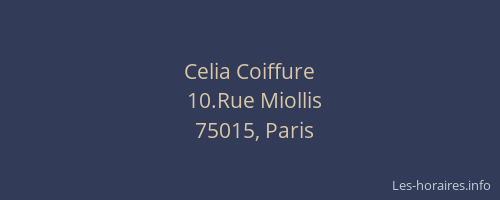 Celia Coiffure