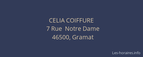 CELIA COIFFURE