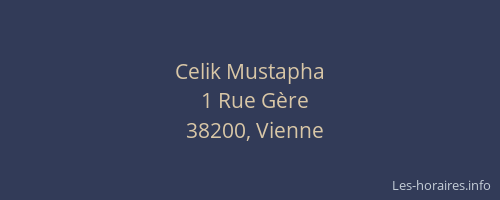 Celik Mustapha