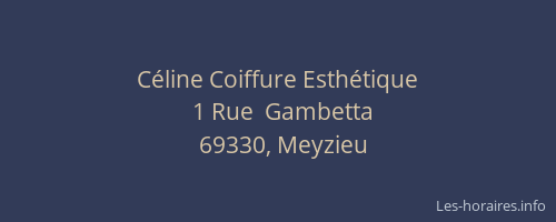 Céline Coiffure Esthétique