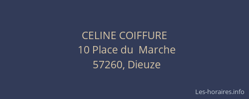CELINE COIFFURE