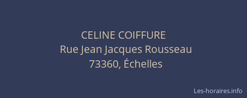 CELINE COIFFURE