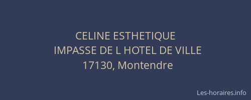 CELINE ESTHETIQUE