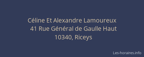 Céline Et Alexandre Lamoureux