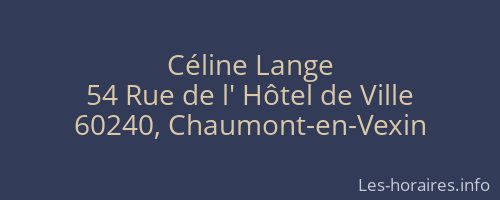 Céline Lange