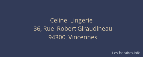 Celine  Lingerie