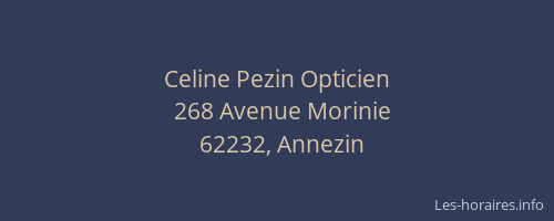 Celine Pezin Opticien