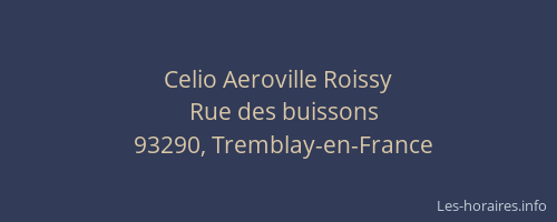 Celio Aeroville Roissy