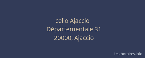 celio Ajaccio