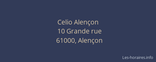 Celio Alençon