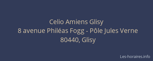 Celio Amiens Glisy