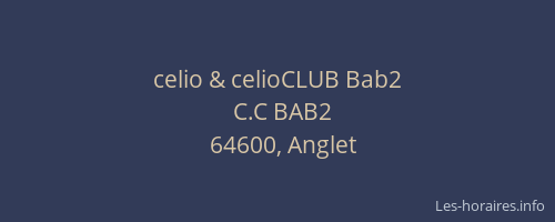 celio & celioCLUB Bab2