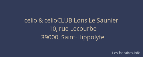 celio & celioCLUB Lons Le Saunier